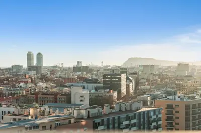 a view of a city with buildings at Tendency Apartments 3 in Barcelona