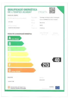 a diagram of the effectiveness of the environmental remediation agreement at Modern and Trendy Duplex next to Paseo de Gracia in Barcelona