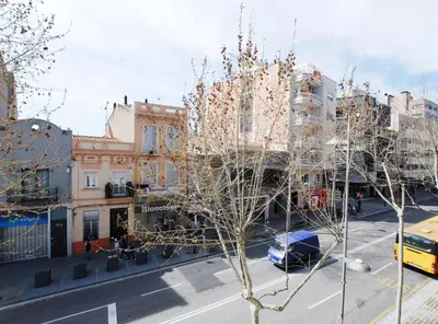 a view of a city street with buildings at La casa del Pi · La casa del Pi · House in the city, next to Barcelona and beach in Badalona