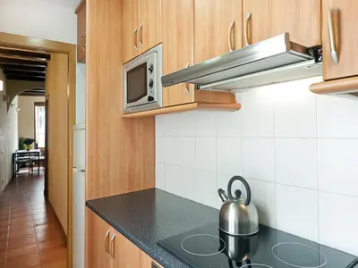 a kitchen with a tea kettle on a counter at Top Barcelona Apartments in Barcelona