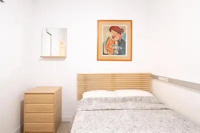 a bathroom with a shower and a sink at Sagrada Familia Comfy apartment in Barcelona
