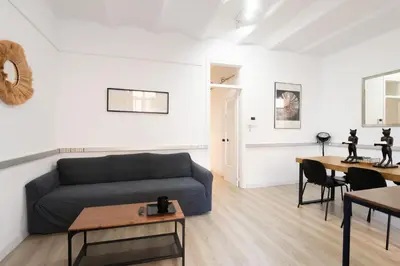 a kitchen with a sink and a dishwasher at Sagrada Familia Comfy apartment in Barcelona