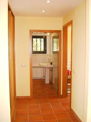 a bathroom with a sink and a mirror and a sink at CAN MAGINET in Avinyonet