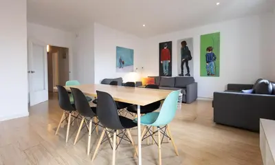 a dining room with a table and chairs at Stay U-nique Apartments Casanova in Barcelona