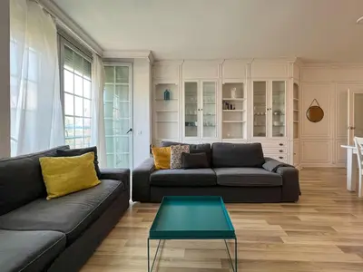 a living room with two couches and a coffee table at Stay U-nique Apartments Sardenya II in Barcelona