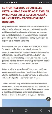 a screenshot of a text message on a cell phone at APARTAMENTO EN SEGUNDA LINEA DE MAR, WIFI & A.C in Cubelles