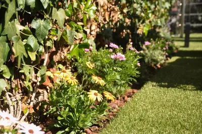 a garden with lots of flowers and plants at Miramar Sitges in Sitges