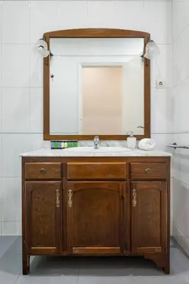 a bathroom with a sink and a mirror at Art House Station Rocafort ´Sant Antoni´ in Barcelona
