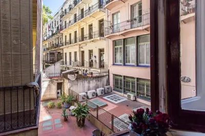 a view from a balcony of a building at El Born Guest House by Casa Consell in Barcelona