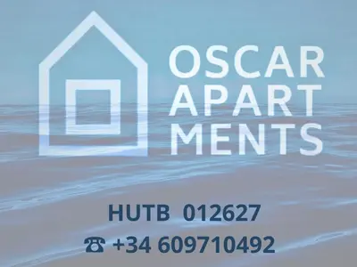 a sign that reads ocean agentagents with a picture of the ocean at Gaudi penthouse with terrace views in Barcelona