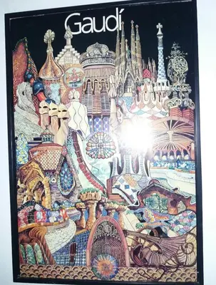a picture of a painting of a disney world at Apartamento Sagrada Familia in Barcelona