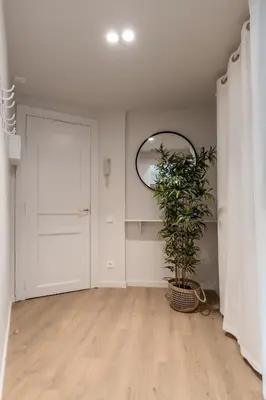a room with a door and a potted plant at Mirador 1840 in Barcelona
