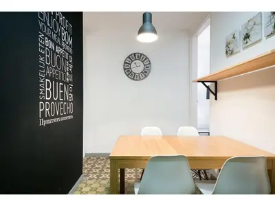 a dining room with a table and chairs at Stay U-nique Apartments Napols I in Barcelona