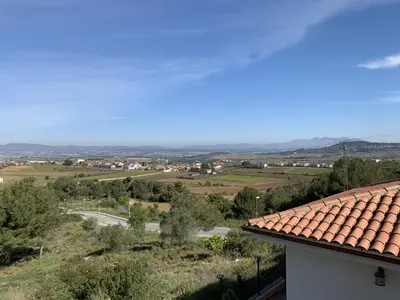 a view of the countryside from a house at Apartamento entero con vistas panorámicas in Avinyonet
