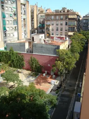 an overhead view of a city street with buildings at SAGRADA FAMILIA APARTAMENT in Barcelona
