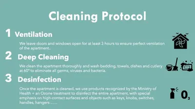 a page of a brochure for a cleaning process at Atic Barcelona in Barcelona