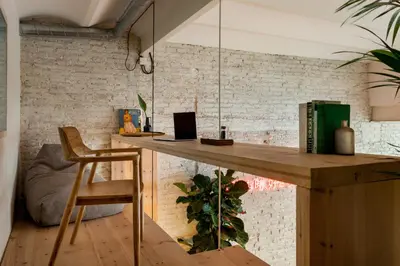 a bathroom with a sink and a shower and a toilet at AMAZONAS - Three bedroom duplex in Gracia in Barcelona