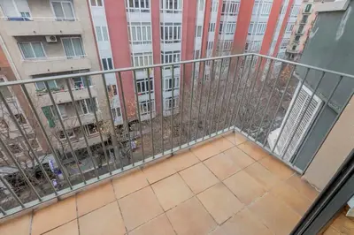 a view of an apartment building from a balcony at The Collection Barcelona - Modern and bright apartment in Eixample 5-2 in Barcelona