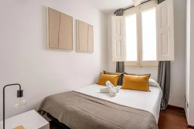 a bathroom with a shower and a sink and a toilet at The Collection Barcelona - Ronda Sant Pere Private City Center 3Bedroom Suite B in Barcelona