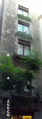 a tall building with a tree in front of it at BCN2STAY Apartments in Barcelona