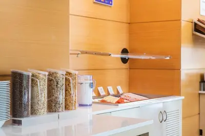 a counter with a bunch at Holiday Inn Express Barcelona - Montmeló by IHG in Granollers