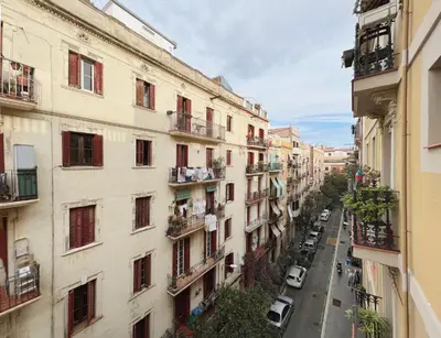 a view of a city street with buildings at Stay U-nique Apartments Murillo in Barcelona