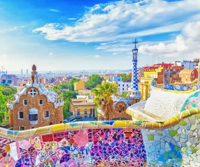 a view of the city of mexico from a viewpoint at BCN: ¡Exclusivos y cerca del Camp Nou! in El Arrabal