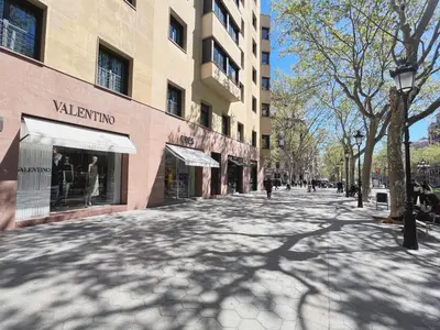 a street in a city with a building at Stay U-nique Apartment Passeig de Gràcia III in Barcelona
